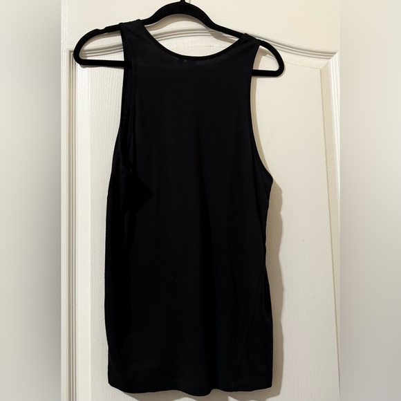MCQ London Black Tank Top with Butterfly Design - Picture 2 of 2